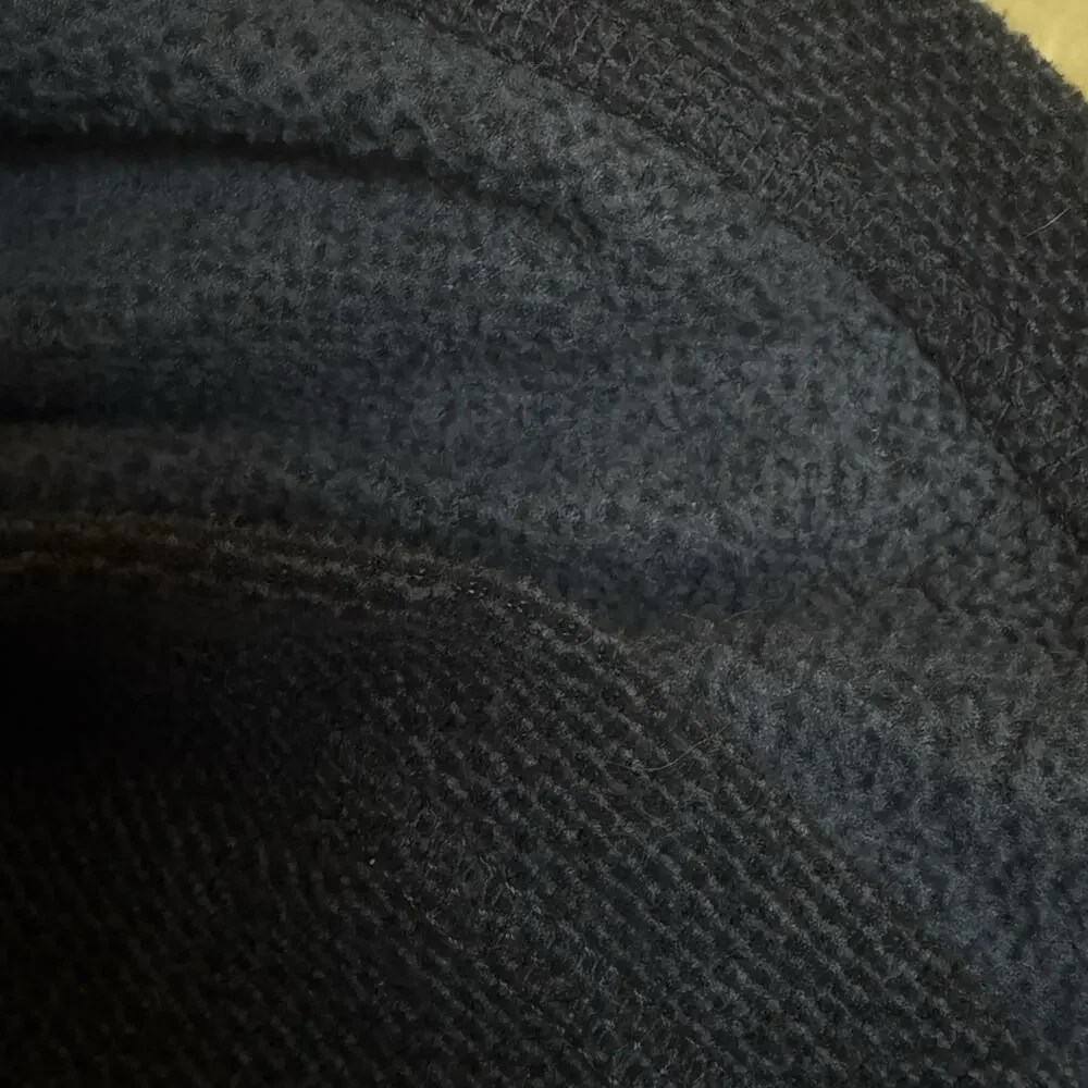 The North Face Textured Fleece 1/4‎ Zip Dark Gray Pullover Sz L Mens Sweater